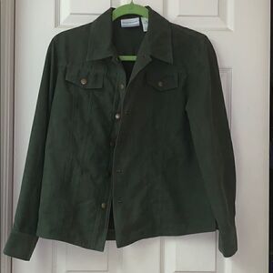 Alfred dunner 8p green jacket